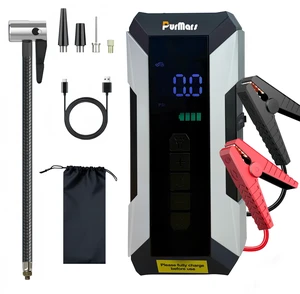 PurMars 2-in-1 3000A Jump Starter with Air Compressor | Battery Jumper Starter Portable,150PSI Tire Inflator,12V Jump Box,LCD Display,Flashlight,Storage Bag(8.5L Gas/6.5L Diesel) PurMars 2-in-1 3000A Jump Starter with Air Compressor | Battery Jumper Starter Portable,150PSI Tire Inflator,12V Jump Box,LCD Display,Flashlight,Storage Bag(8.5L Gas/6.5L Diesel)