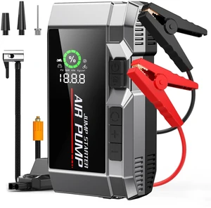 7000A Car Jump Starter with Air Compressor, 35000mAh Portable Car Battery Charger, Jump Starter Battery Pack (All Gas/10.0L Diesel), 150PSI Tire Inflator, 70 Starts 12V Auto Battery Booster 7000A Car Jump Starter with Air Compressor, 35000mAh Portable Car Battery Charger, Jump Starter Battery Pack (All Gas/10.0L Diesel), 150PSI Tire Inflator, 70 Starts 12V Auto Battery Booster