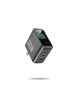 100w USB C Charger with Smart Display, 3-Port GaN Laptop Fast Charger Block | Power Adapter with Touch Controls for iPad, MacBook, iPhone 17/16 Series and More (Non Cord) 100w USB C Charger with Smart Display, 3-Port GaN Laptop Fast Charger Block | Power Adapter with Touch Controls for iPad, MacBook, iPhone 17/16 Series and More (Non Cord)