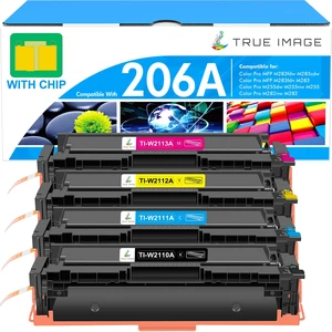 Toner Cartridges 4 Pack 206X Compatible for HP M283fdw M283cdw M255dw | Replacement for HP Color LaserJet Pro MFP M283fdn M282nw M255nw M283 M255 Printer High Yield Ink (Black Cyan Yellow Magenta) Toner Cartridges 4 Pack 206X Compatible for HP M283fdw M283cdw M255dw | Replacement for HP Color LaserJet Pro MFP M283fdn M282nw M255nw M283 M255 Printer High Yield Ink (Black Cyan Yellow Magenta)