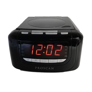 Proscan CD Clock Radio with USB Charger Model PCR4896 Proscan CD Clock Radio with USB Charger Model PCR4896
