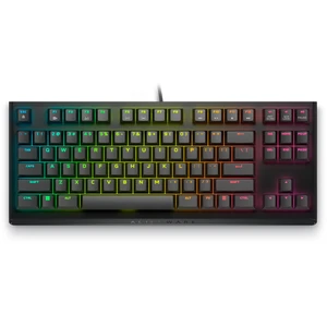 Alienware Wired Gaming Keyboard AW420K, Linear Mechanical, TKL | USB-C, Detachable Cable, Adjustable Height, RGB Per-Key, Dark Side of the Moon, 2-Year Warranty Alienware Wired Gaming Keyboard AW420K, Linear Mechanical, TKL | USB-C, Detachable Cable, Adjustable Height, RGB Per-Key, Dark Side of the Moon, 2-Year Warranty