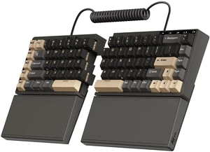 RK ROYAL KLUDGE S70 Ergonomic Split Keyboard, Linear Creamy Switch Black | Wireless RGB Mechanical Keyboard with Bluetooth/2.4G/Wired, 75% Hot Swappable Gaming w/Fixed Wrist Rest, PBT Keycaps, Win/Mac RK ROYAL KLUDGE S70 Ergonomic Split Keyboard, Linear Creamy Switch Black | Wireless RGB Mechanical Keyboard with Bluetooth/2.4G/Wired, 75% Hot Swappable Gaming w/Fixed Wrist Rest, PBT Keycaps, Win/Mac