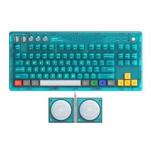 8Bitdo Retro 87 Mechanical Keyboard for Windows PC & Android, Clear Blue | Hot-Swappable PCB, Triple-Mode Connectivity, Dual Super Buttons, Cloud Gray Linear Switches, Premium Keycaps 8Bitdo Retro 87 Mechanical Keyboard for Windows PC & Android, Clear Blue | Hot-Swappable PCB, Triple-Mode Connectivity, Dual Super Buttons, Cloud Gray Linear Switches, Premium Keycaps
