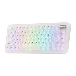 KiiBoom Phantom81 Lite 75% Gasket Mechanical Keyboard, VIA Programmable | 3 Modes Wireless Gaming Keyboard, 4000mAh Battery, RGB Backlights, Creamy Sound, Hot-Swappable for Windows/Mac/Linux (Clear) KiiBoom Phantom81 Lite 75% Gasket Mechanical Keyboard, VIA Programmable | 3 Modes Wireless Gaming Keyboard, 4000mAh Battery, RGB Backlights, Creamy Sound, Hot-Swappable for Windows/Mac/Linux (Clear)