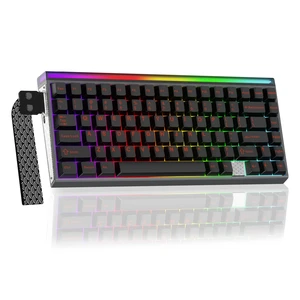 75 HE Hall Effect Wireless Gaming Keyboard, 0.005mm RT & 8000mAh | Dual 8K Polling, 75% Rapid Trigger Magnetic Keyboard with Adjustable Actuation, LightBox, Tri-Mode BT5.0/2.4G/Wired, Hot Swap