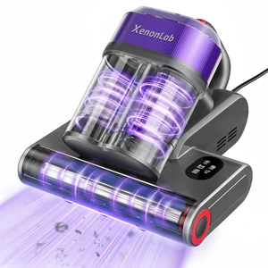 XenonLab Mattress Vacuum Cleaner, 18000Pa Bed Vacuum Cleaner, 275nm UV-C Light & Ultrasonic 140°F Heat with High-Speed Deep Tapping, Versatile Handheld Vacuum for Bed, Sofa, Couch, CribCorded XenonLab Mattress Vacuum Cleaner, 18000Pa Bed Vacuum Cleaner, 275nm UV-C Light & Ultrasonic 140°F Heat with High-Speed Deep Tapping, Versatile Handheld Vacuum for Bed, Sofa, Couch, CribCorded