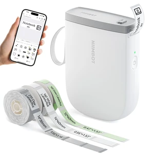 NIIMBOT D11 Upgraded Version 300 DPI Label Maker with 3 Tapes, White | Mini Portable Sticker Labeler with Multiple Templates, Thermal Label Printer for Office Organization, Home, Kitchen, School NIIMBOT D11 Upgraded Version 300 DPI Label Maker with 3 Tapes, White | Mini Portable Sticker Labeler with Multiple Templates, Thermal Label Printer for Office Organization, Home, Kitchen, School