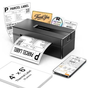 TENSPEED 4x6 Bluetooth Thermal Shipping Label Printer, Black | Wireless for Shipping Packages and Small Business, Compatible with Win/Mac/Android/iOS, Works with E-commerce platforms TENSPEED 4x6 Bluetooth Thermal Shipping Label Printer, Black | Wireless for Shipping Packages and Small Business, Compatible with Win/Mac/Android/iOS, Works with E-commerce platforms