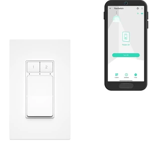 YoLink FlexSwitch Smart Light Switch, No Neutral Wire, YS5709 | Timers, Overheat Protection, Up to 2.5-Year Battery Life, LoRa YoLink Protocol Up to 2034 Feet, YoLink Hub Required YoLink FlexSwitch Smart Light Switch, No Neutral Wire, YS5709 | Timers, Overheat Protection, Up to 2.5-Year Battery Life, LoRa YoLink Protocol Up to 2034 Feet, YoLink Hub Required