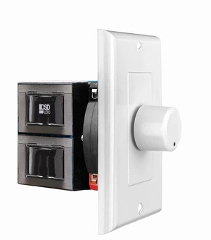 OSD Audio 100W in Wall Volume Control Impedance Matching for Home Speakers, Rotary Knob White SVC100 OSD Audio 100W in Wall Volume Control Impedance Matching for Home Speakers, Rotary Knob White SVC100