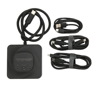USB C Switcher, ABS 8K 60Hz HD Type C 2 in 1 Output Plug and Play Bi Direction Switcher Splitter with Power Indicator for PCs USB C Switcher, ABS 8K 60Hz HD Type C 2 in 1 Output Plug and Play Bi Direction Switcher Splitter with Power Indicator for PCs