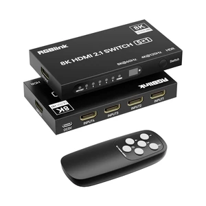 8K HDMI Switch 5 in 1 Out, HDMI 2.1 Switch 4K@120Hz with Remote Selector | 8K@60Hz,48Gbps, HDR10+,5 Port HDMI Switcher Splitter, Compatible with PS5,Switch, Xbox, Apple TV Fire Stick,PC, Monitor 8K HDMI Switch 5 in 1 Out, HDMI 2.1 Switch 4K@120Hz with Remote Selector | 8K@60Hz,48Gbps, HDR10+,5 Port HDMI Switcher Splitter, Compatible with PS5,Switch, Xbox, Apple TV Fire Stick,PC, Monitor