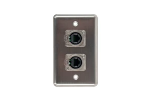 Elite Core Duplex Wall Plate w/2 Tactical Ethernet Connections D-2-2E Elite Core Duplex Wall Plate w/2 Tactical Ethernet Connections D-2-2E