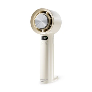 Portable Handheld High Speed Turbo Fan for Indoor/Outdoor,4000mAh Handheld Personal Pocket Fan for Powerful Airflow,15Hrs,100 Speeds Adjustable,Digital Display,Gifts Travel,Outdoor Activites,Camping