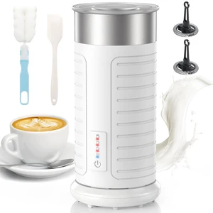 Mirdred Waterproof Milk Frother,4-in-1 Hot & Cold Foam Maker,Milk Warmer | IPX8 Waterproof & Dishwasher Safe,2 Whisks, Auto Shut-Off, Stainless Steel, for Latte,Cappuccino,Hot chocolate Mirdred Waterproof Milk Frother,4-in-1 Hot & Cold Foam Maker,Milk Warmer | IPX8 Waterproof & Dishwasher Safe,2 Whisks, Auto Shut-Off, Stainless Steel, for Latte,Cappuccino,Hot chocolate