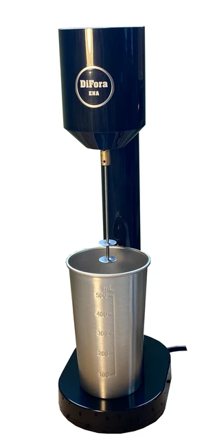 New DiFora ENA Drink Mixer, Milkfrother, Milkshake Maker, 100W., 120V., Two Speeds, Large Stainless Steel Cup, Black New DiFora ENA Drink Mixer, Milkfrother, Milkshake Maker, 100W., 120V., Two Speeds, Large Stainless Steel Cup, Black