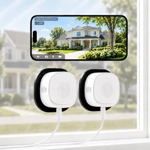 ELECCTV 2pcs 2.5K Window Security Cameras, 2.4G/5GHz WiFi Indoor Cameras | Cameras for Home Security, Anti-Glare, Color Night Vision, AI Motion Detection,24/7 Recording, SD/Cloud, Alexa, Easy Install ELECCTV 2pcs 2.5K Window Security Cameras, 2.4G/5GHz WiFi Indoor Cameras | Cameras for Home Security, Anti-Glare, Color Night Vision, AI Motion Detection,24/7 Recording, SD/Cloud, Alexa, Easy Install