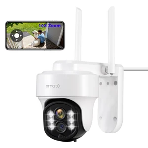 XMARTO 10X Zoom Wireless Security Camera Outdoor, AI Auto Tracking | 2K HD PTZ Security Camera, Auto Tracking & AI Motion Detection, 24/7 Recording, 2-Way Audio, Indoor/Outdoor Home Surveillance XMARTO 10X Zoom Wireless Security Camera Outdoor, AI Auto Tracking | 2K HD PTZ Security Camera, Auto Tracking & AI Motion Detection, 24/7 Recording, 2-Way Audio, Indoor/Outdoor Home Surveillance