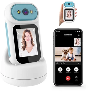 Video Calling Handheld Security Camera Indoor,Nanny Camera Baby Camera Pet Camera,2-Way Video Call 350°Pan Cameras for Home Security,Move Tracking,Alarm Push 1080P 2.8inch Screen,Night Vision Video Calling Handheld Security Camera Indoor,Nanny Camera Baby Camera Pet Camera,2-Way Video Call 350°Pan Cameras for Home Security,Move Tracking,Alarm Push 1080P 2.8inch Screen,Night Vision