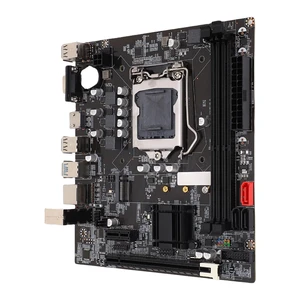 B75 LGA1155 Motherboard (Micro ATX, 2 * 8GB DDR3, PCIe 3.0, NVME M.2, SATA3.0 6Gbs, VGA HDMI Compatible, 10 Mbps LAN) for 2nd 3rd gen for Core i3 i5 i7 for E3/V2 Series