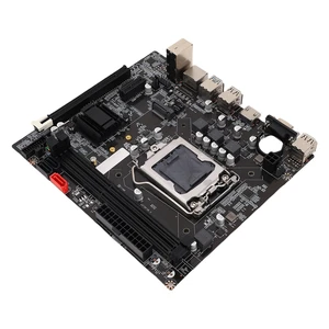 B75 Motherboard, High Performance LGA1155 Gaming Motherboard with Dual Mode M.2 NVME NGFF 16GB DDR3 Support for i7 3770K E3 V2 8 Layer PCB Industrial Grade