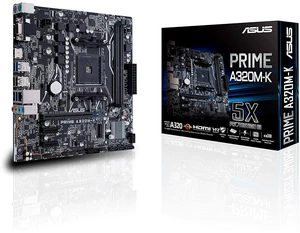 ASUS Prime A320M-K AMD Ryzen AM4 DDR4 HDMI VGA M.2 USB 3.1 Micro-ATX Motherboard ASUS Prime A320M-K AMD Ryzen AM4 DDR4 HDMI VGA M.2 USB 3.1 Micro-ATX Motherboard