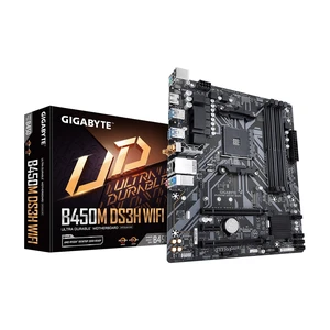 Gigabyte B450M DS3H WiFi (AM4//AMD/B450/mATX/SATA 6GB/s/USB 3.1/HDMI/Wifi/DDR4/Motherboard) Gigabyte B450M DS3H WiFi (AM4//AMD/B450/mATX/SATA 6GB/s/USB 3.1/HDMI/Wifi/DDR4/Motherboard)