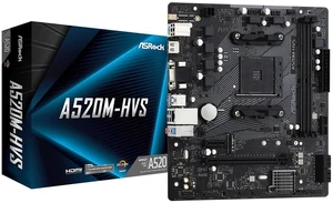 ASRock AMD A520 Socket AM4 Micro ATX DDR4-SDRAM Motherboard ASRock AMD A520 Socket AM4 Micro ATX DDR4-SDRAM Motherboard