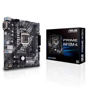 ASUS Prime H410M-A/CSM LGA1200 (Intel® 10th Gen) Micro-ATX Commercial Motherboard (M.2 Support, HDMI, D-Sub, DVI, USB 3.2 Gen 1, COM Header, TPM Header and ASUS Control Center Express) ASUS Prime H410M-A/CSM LGA1200 (Intel® 10th Gen) Micro-ATX Commercial Motherboard (M.2 Support, HDMI, D-Sub, DVI, USB 3.2 Gen 1, COM Header, TPM Header and ASUS Control Center Express)