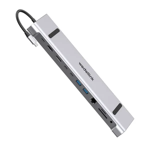 12 in 1 USB C Docking Station Dual Monitor HDTV, 4K DP, USB 3.0, 100W PD, RJ45, SD/TF Reader, Universal Laptop Dock for MacBook Pro/Air, Dell, HP, Surface, Lenovo, Plug & Play 12 in 1 USB C Docking Station Dual Monitor HDTV, 4K DP, USB 3.0, 100W PD, RJ45, SD/TF Reader, Universal Laptop Dock for MacBook Pro/Air, Dell, HP, Surface, Lenovo, Plug & Play