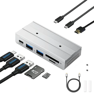 EJAY Magnetic 7-in-1 USB C Hub 10Gbps for Mac & Windows, | Aluminum | Flexible Mount | Attaches Under Desk | Monitor | Iron Objects EJAY Magnetic 7-in-1 USB C Hub 10Gbps for Mac & Windows, | Aluminum | Flexible Mount | Attaches Under Desk | Monitor | Iron Objects