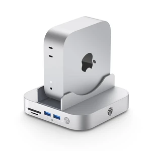 Yottamaster 9-in-1 Mac mini M6/M5 Pro/M4 Dock with Cooling Fan Aluminum Hub | Mac mini M6/M5/M4 Docking Station with 2*USB-A 3.2, 10Gbps USB-C, 8TB , DC 12V, Vertical Design, 3.5mm Audio, Multi-OS Yottamaster 9-in-1 Mac mini M6/M5 Pro/M4 Dock with Cooling Fan Aluminum Hub | Mac mini M6/M5/M4 Docking Station with 2*USB-A 3.2, 10Gbps USB-C, 8TB , DC 12V, Vertical Design, 3.5mm Audio, Multi-OS