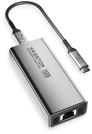 Xikestor USB C to Ethernet Adapter Plug and Play 10Gb RJ45 Network Card | (Thunderbolt 5/4/3 USB4 Compatible) Aluminum Cooling Case, Fanless Silent, Realtek RTL8159, ~9.7Gb on Windows, ~5Gb on macOS Xikestor USB C to Ethernet Adapter Plug and Play 10Gb RJ45 Network Card | (Thunderbolt 5/4/3 USB4 Compatible) Aluminum Cooling Case, Fanless Silent, Realtek RTL8159, ~9.7Gb on Windows, ~5Gb on macOS