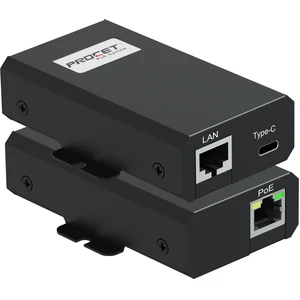 PROCET 2.5G PoE Splitter, 25W Gigabit PoE to USB C PD & RJ45 Ethernet Connectivity for eero 6/7, Wireless AP, Tablet, iPad, Google TV, USB C Hub, Digital Display, Smart Home Hub PROCET 2.5G PoE Splitter, 25W Gigabit PoE to USB C PD & RJ45 Ethernet Connectivity for eero 6/7, Wireless AP, Tablet, iPad, Google TV, USB C Hub, Digital Display, Smart Home Hub