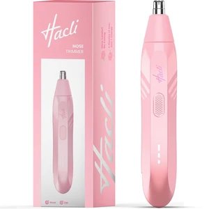 Nose Hair Trimmer for Women -Electric Painless Nose Hair Clipper, Easy Cleansing, IPX7 Waterproof, Safe & Quiet, Travel Lock USB-C Rechargeable, Pink
