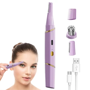XYOUWEI XYOWEI Electric Eyebrow Trimmer for Women, Rechargeable Cordless Eyebrow Razors and Nose Hair Trimmer
