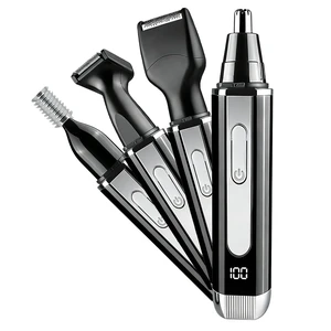 Joy RuDa 4-in-1 Rechargeable Nose Hair Trimmer for Men, Ear, Nose, Eyebrow & Beard Trimmers, 8500 RPM, USB-C Charging