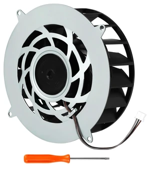 Ceozon Replacement Internal CPU Cooling Fan 19 Blades Ultra-Quiet High-Speed Motor Compatible with PS5 Slim Disc/Digital Edition, Includes T8 Screwdriver Ceozon Replacement Internal CPU Cooling Fan 19 Blades Ultra-Quiet High-Speed Motor Compatible with PS5 Slim Disc/Digital Edition, Includes T8 Screwdriver