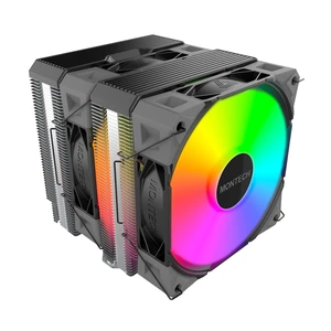 MONTECH NX600 ARGB Dual-Tower CPU Air Cooler, 6 Heat Pipes, 2 Fans, Black | AMD AM5/AM4 & Intel LGA1851/1700 Socket Support, 160mm Height, Soldered Copper Base, Dual-Tower High-Airflow Cooling MONTECH NX600 ARGB Dual-Tower CPU Air Cooler, 6 Heat Pipes, 2 Fans, Black | AMD AM5/AM4 & Intel LGA1851/1700 Socket Support, 160mm Height, Soldered Copper Base, Dual-Tower High-Airflow Cooling