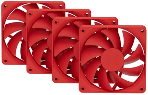 Hyte Flow FA12 120mm PC Case Fans 4-Pack, High Performance, Low Noise, 1500 RPM, 4-Pin PWM, Fluid Dynamic Bearing - Wild Cherry (Red) Hyte Flow FA12 120mm PC Case Fans 4-Pack, High Performance, Low Noise, 1500 RPM, 4-Pin PWM, Fluid Dynamic Bearing - Wild Cherry (Red)