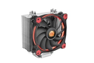 Thermaltake RIING Silent 150W LGA1200 AM4 Ready Intel/AMD 120mm High Airflow LED Fan CPU Cooler, Red, CL-P022-AL12RE-A Thermaltake RIING Silent 150W LGA1200 AM4 Ready Intel/AMD 120mm High Airflow LED Fan CPU Cooler, Red, CL-P022-AL12RE-A