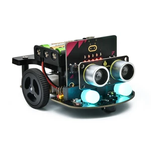 KEYESTUDIO Microbit Robot Car Starter Kit Compatible with BBC Micro:bit V2 | DIY Programmable Robots Car Kit, STEM Educational Project, for Graphical Makecode and Python Coding Car(without Micro bit) KEYESTUDIO Microbit Robot Car Starter Kit Compatible with BBC Micro:bit V2 | DIY Programmable Robots Car Kit, STEM Educational Project, for Graphical Makecode and Python Coding Car(without Micro bit)