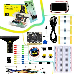 KEYESTUDIO Microbit Basic Starter Kit for BBC Micro:bit V2 Accessories STEM Kit Coding for Beginners (Micro:bit V2.21 Included) KEYESTUDIO Microbit Basic Starter Kit for BBC Micro:bit V2 Accessories STEM Kit Coding for Beginners (Micro:bit V2.21 Included)
