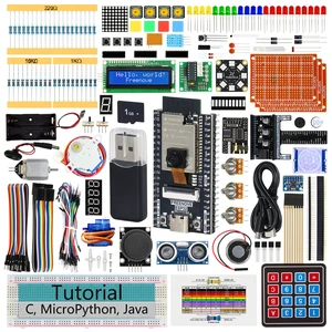 Freenove ESP32 Kit ESP32 Camera Board Ultimate Starter Kit | 240 MHz 32-bit Dual-core, Onboard Camera WiFi+BT, Python C Java Code, 795-Page Tutorial, 122 Projects, 240 Items Freenove ESP32 Kit ESP32 Camera Board Ultimate Starter Kit | 240 MHz 32-bit Dual-core, Onboard Camera WiFi+BT, Python C Java Code, 795-Page Tutorial, 122 Projects, 240 Items