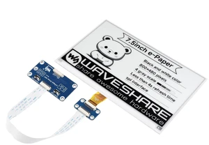 Waveshare 7.5inch E-Ink Display HAT for Raspberry Pi 800×480 Resolution with Embedded Controller Communicating via SPI interface Supports Raspberry Pi Series Boards and Jetson Nano Waveshare 7.5inch E-Ink Display HAT for Raspberry Pi 800×480 Resolution with Embedded Controller Communicating via SPI interface Supports Raspberry Pi Series Boards and Jetson Nano