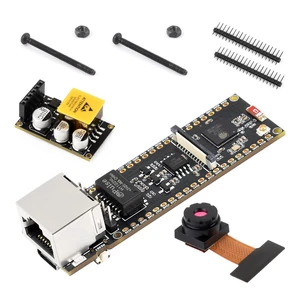 Waveshare ESP32-S3 ETH Development Board Microcontroller, 10/100Mbps RJ45 Ethernet Port, W-F & BT Support, 240MHz Dual Core Processor, Onboard Type-C Port and TF Card Slot, OV2640 Camera+PoE Module Waveshare ESP32-S3 ETH Development Board Microcontroller, 10/100Mbps RJ45 Ethernet Port, W-F & BT Support, 240MHz Dual Core Processor, Onboard Type-C Port and TF Card Slot, OV2640 Camera+PoE Module