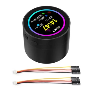 Waveshare ESP32-S3 1.85inch Round LCD Development Board, 360×360, Supports Wi-Fi & Bluetooth BLE 5, AI Speech, Smart Speaker Box, ESP32 with Display, with Speaker Box Waveshare ESP32-S3 1.85inch Round LCD Development Board, 360×360, Supports Wi-Fi & Bluetooth BLE 5, AI Speech, Smart Speaker Box, ESP32 with Display, with Speaker Box
