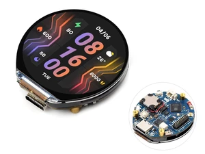 ESP32-S3 1.46inch Round Display Development Board, 412×412 IPS Touch Screen | 16.7M Color,Onboard Speaker And Microphone,Integrates QSPI Interface Display,Supports WiFi and Bluetooth ESP32-S3 1.46inch Round Display Development Board, 412×412 IPS Touch Screen | 16.7M Color,Onboard Speaker And Microphone,Integrates QSPI Interface Display,Supports WiFi and Bluetooth