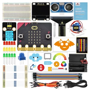 KEYESTUDIO Micro:bit Basic Starter Kit for Teens & Beginners - Electronics Learning Kit with Sensors, LEDs & Tutorials | STEM Education Projects for Coding(Micro:bit Included) KEYESTUDIO Micro:bit Basic Starter Kit for Teens & Beginners - Electronics Learning Kit with Sensors, LEDs & Tutorials | STEM Education Projects for Coding(Micro:bit Included)
